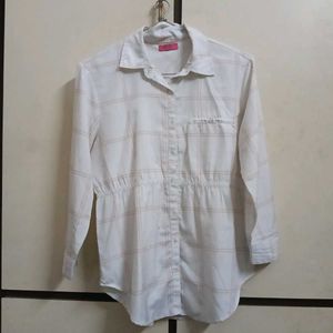 Checkered Button-Up Shirt