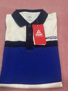 Stylish Color Block Polo Shirt