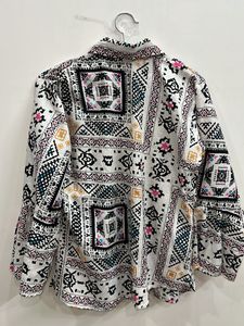 Boho Print Tunic Shirt