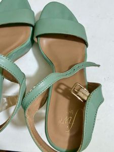 Mint Green Platform Heels