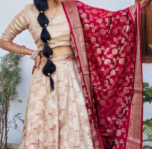 Stunning Silk Lehenga Choli Set