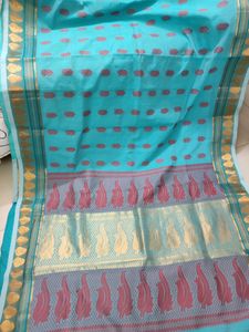 Festive Saree With Fall, Pico, Blous