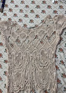 Beach Cover-Up Crochet Top