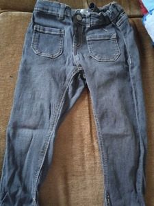 Cute Gray Denim Jeans for Girls