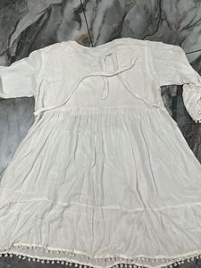 White Embroidered Kurta