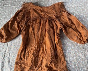Mud Brown blouse