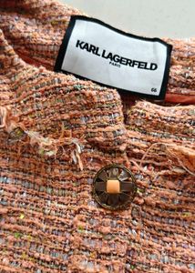 Karl Lagerfeld Tweed Style Top