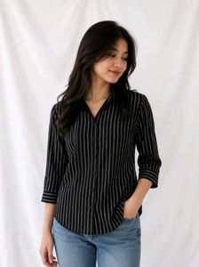 Striped Black shirt