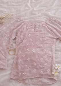 Floral Embroidered Top