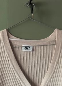 JDY by ONLY  Ribbed Knit Button-Front Cardigan