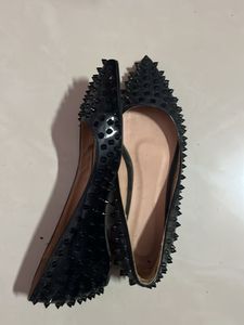 CL Custom Hand Made Spiked Ballerinas