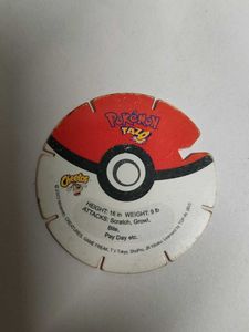 Meowth Pokemon Tazo Cheetos Collectible