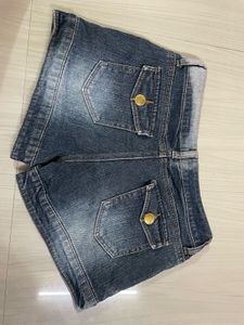 Blue Denim Shorts