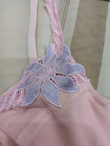 Charming Pink Lace Bra