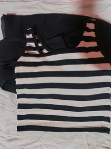 Black Chiffon Skirt