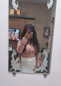 Chic Patterned Button-Up Shirt