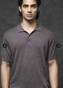 Polo Neck Knitted Tshirt