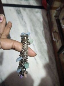 Boho Beaded Bangle Bracelet