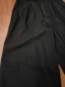 Black Wide Leg Trousers