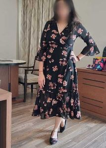 Chic Floral Print Dress