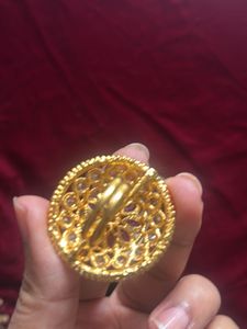 Stunning Gold Tone Statement Ring