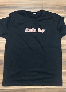 Black "Dafa Ho" Graphic T-Shirt - XXL