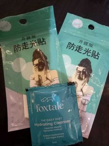 Foxtale Hydrating Cleanser &amp; Facial Stickers