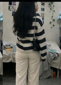 Striped Knit Sweater