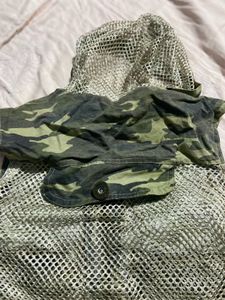 Camo Vest with Hood