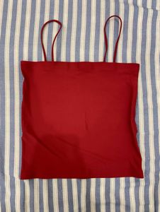 Classic Red Spaghetti Strap Top