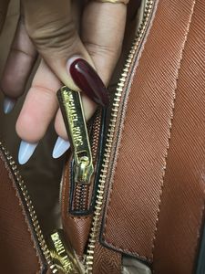 Michael Kors White Monogram Crossbody Bag
