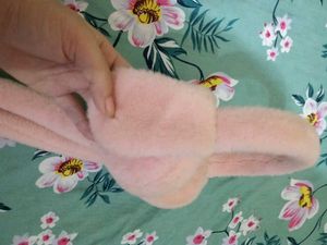 Cute Pink Fuzzy Bunny Earmuffs 🩷🌷