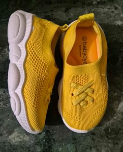 New branded Babyoy Yellow Slip-On Casual shoes