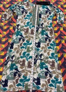 Floral Print Kurta Set with Dupatta