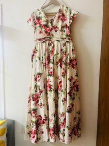 Printed Floral gown