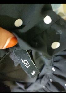 Chic Black Polka Dot Dress
