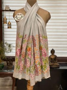 Floral Embroidered Pashmina Shawls