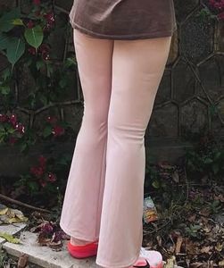Pink Flare Leggings