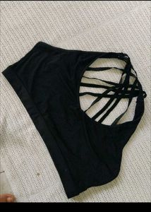 Stylish Black Sports Bra