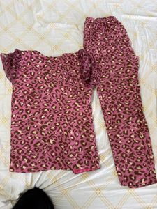 Stylish Leopard Print Co-ord Set