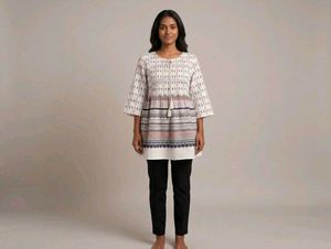Stylish Printed Tunic Top