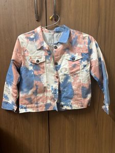 Tie-dye Denim Jacket