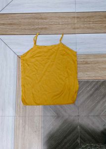 Stylish Mustard Yellow Pleated Top
