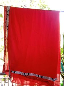 New Bright Vibrant Red Dupatta