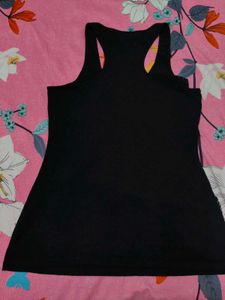 Sparkly Black Racerback Tank Top