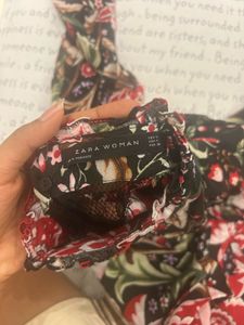 Midnight bloom floral mini dress