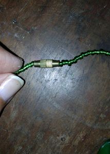 Green Crystal Pearls &amp;Beads Necklace
