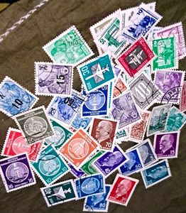 65 Vintage East Germany Stamp Collection