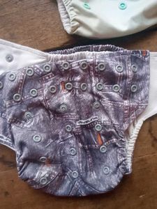 Reusable Cloth Diapers &amp; Inserts Set