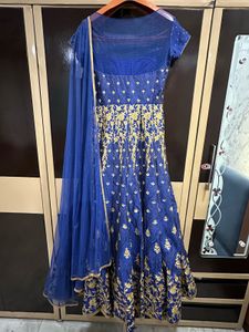 Blue Anarkali
